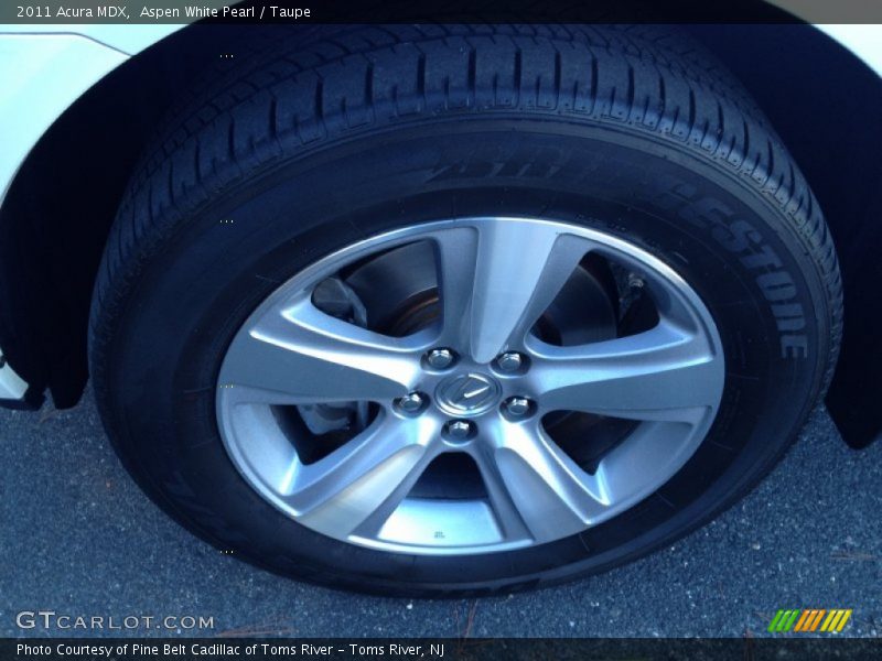 Aspen White Pearl / Taupe 2011 Acura MDX