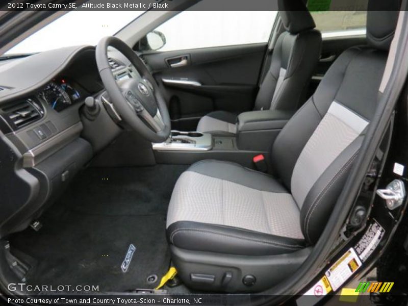 Attitude Black Metallic / Black 2012 Toyota Camry SE