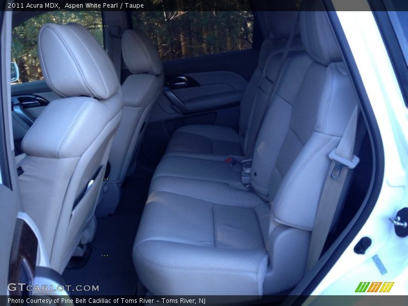 Aspen White Pearl / Taupe 2011 Acura MDX