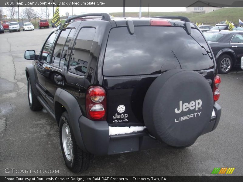 Black / Medium Slate Gray 2006 Jeep Liberty Sport 4x4
