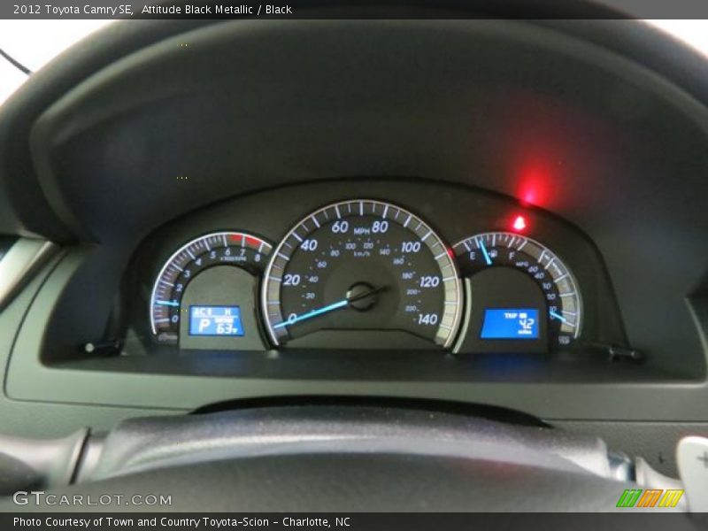 Attitude Black Metallic / Black 2012 Toyota Camry SE