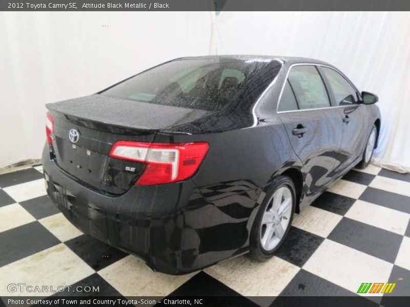 Attitude Black Metallic / Black 2012 Toyota Camry SE