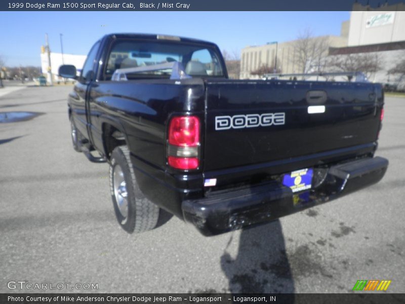 Black / Mist Gray 1999 Dodge Ram 1500 Sport Regular Cab
