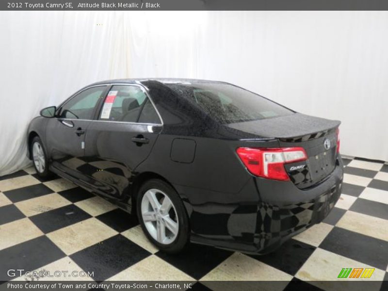 Attitude Black Metallic / Black 2012 Toyota Camry SE