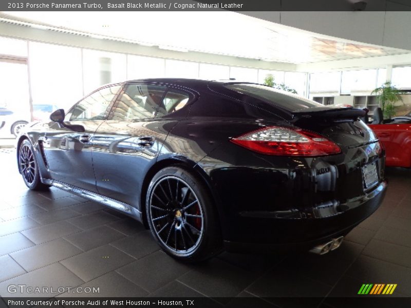 Basalt Black Metallic / Cognac Natural Leather 2013 Porsche Panamera Turbo