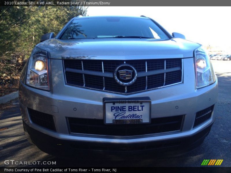 Radiant Silver / Titanium/Ebony 2010 Cadillac SRX 4 V6 AWD
