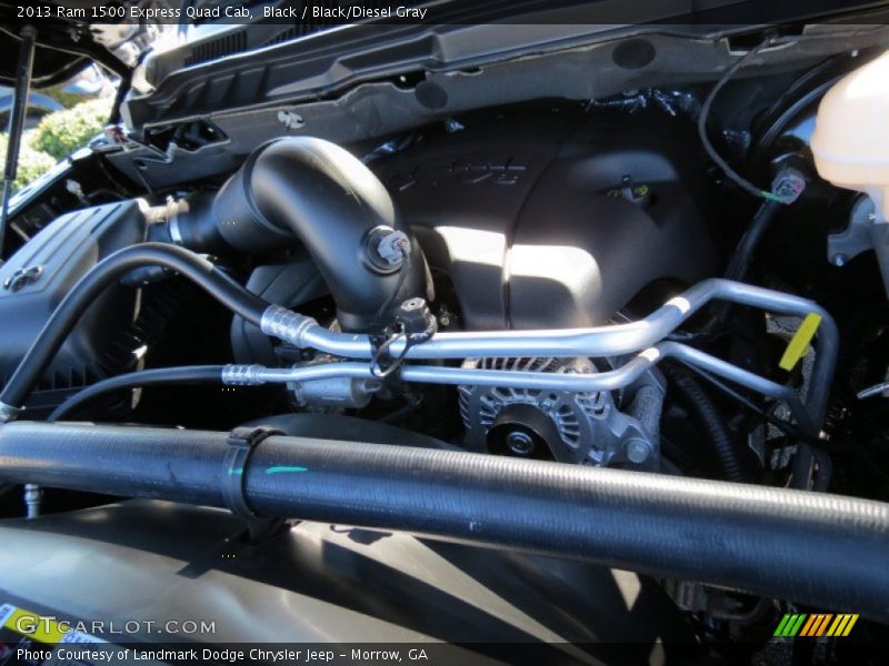 Black / Black/Diesel Gray 2013 Ram 1500 Express Quad Cab