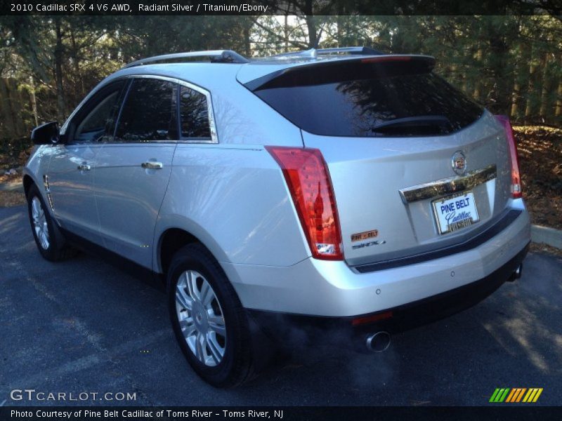 Radiant Silver / Titanium/Ebony 2010 Cadillac SRX 4 V6 AWD