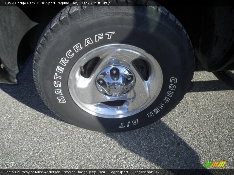 Black / Mist Gray 1999 Dodge Ram 1500 Sport Regular Cab
