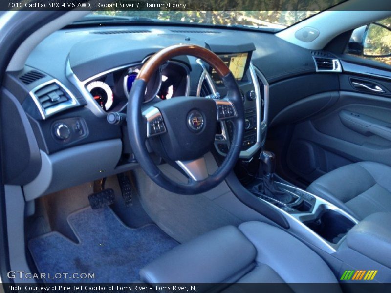 Radiant Silver / Titanium/Ebony 2010 Cadillac SRX 4 V6 AWD