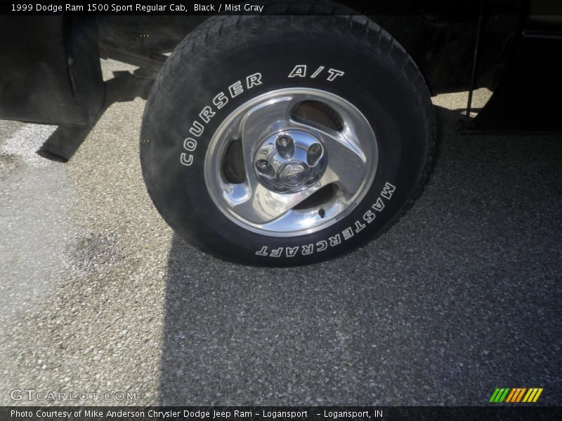 Black / Mist Gray 1999 Dodge Ram 1500 Sport Regular Cab