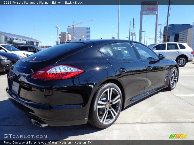 Black / Black 2013 Porsche Panamera Platinum Edition