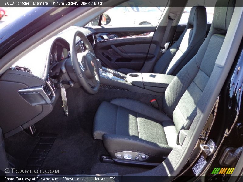  2013 Panamera Platinum Edition Black Interior