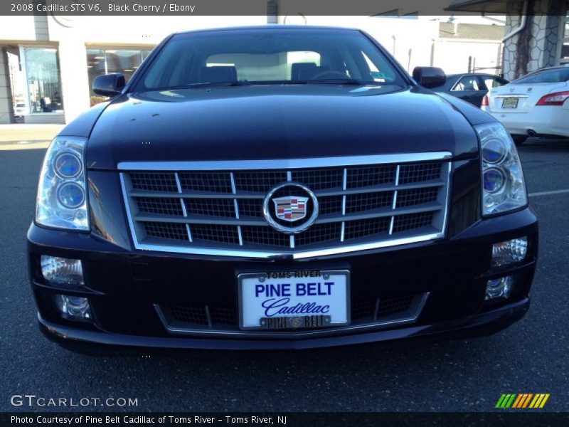Black Cherry / Ebony 2008 Cadillac STS V6