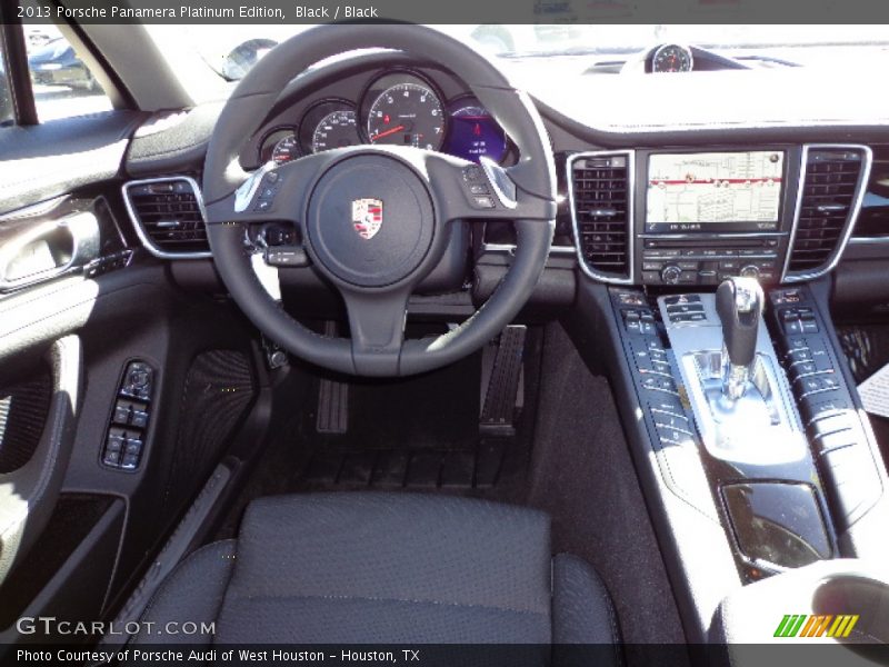 Dashboard of 2013 Panamera Platinum Edition