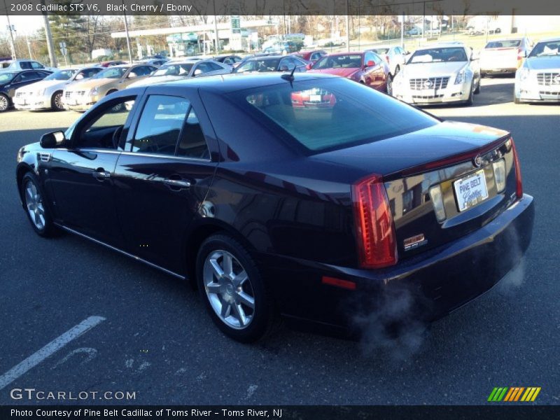 Black Cherry / Ebony 2008 Cadillac STS V6