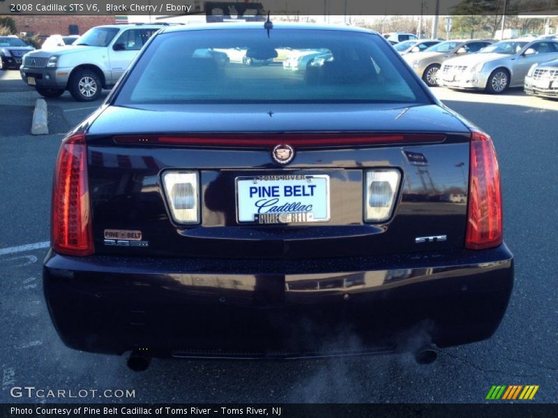 Black Cherry / Ebony 2008 Cadillac STS V6