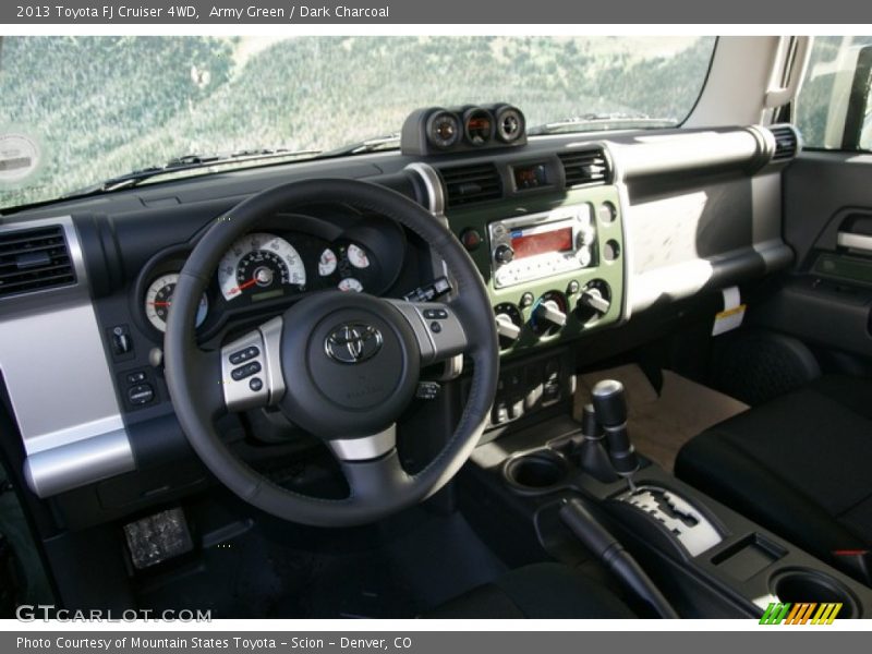 Army Green / Dark Charcoal 2013 Toyota FJ Cruiser 4WD