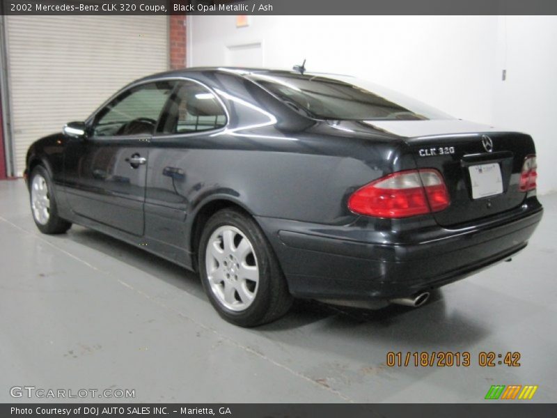 Black Opal Metallic / Ash 2002 Mercedes-Benz CLK 320 Coupe