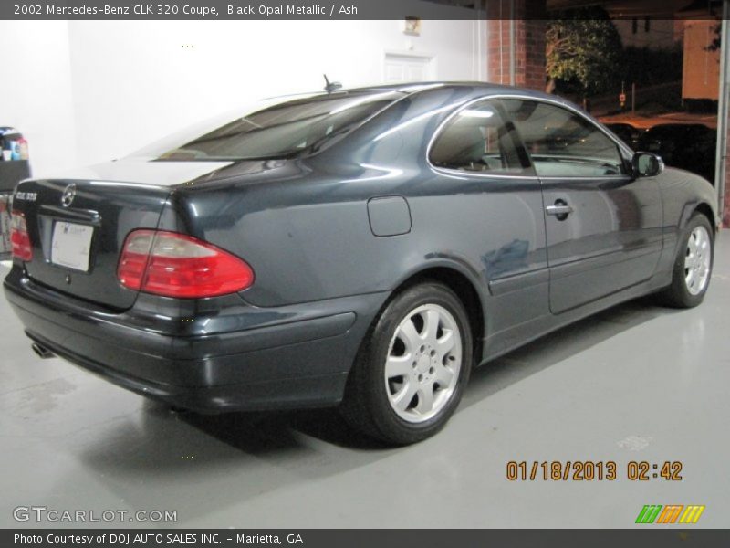 Black Opal Metallic / Ash 2002 Mercedes-Benz CLK 320 Coupe