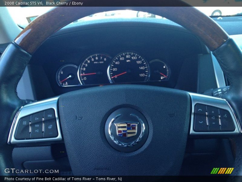 Black Cherry / Ebony 2008 Cadillac STS V6