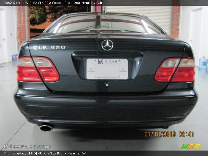 Black Opal Metallic / Ash 2002 Mercedes-Benz CLK 320 Coupe