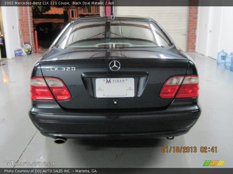 Black Opal Metallic / Ash 2002 Mercedes-Benz CLK 320 Coupe