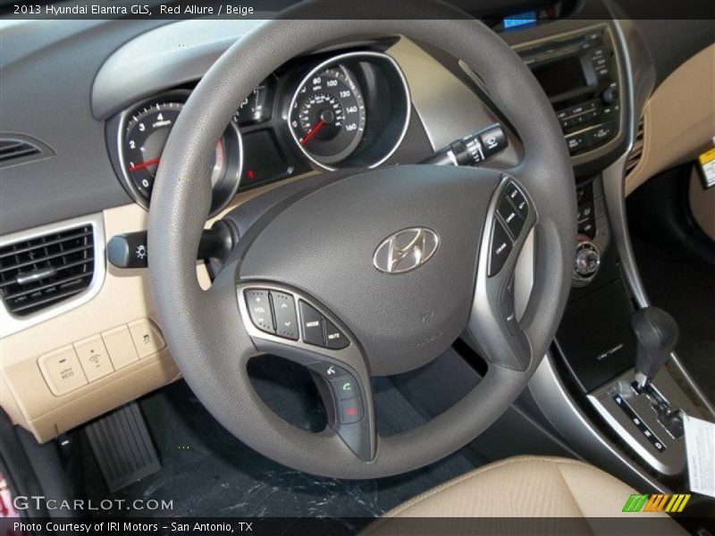 Red Allure / Beige 2013 Hyundai Elantra GLS