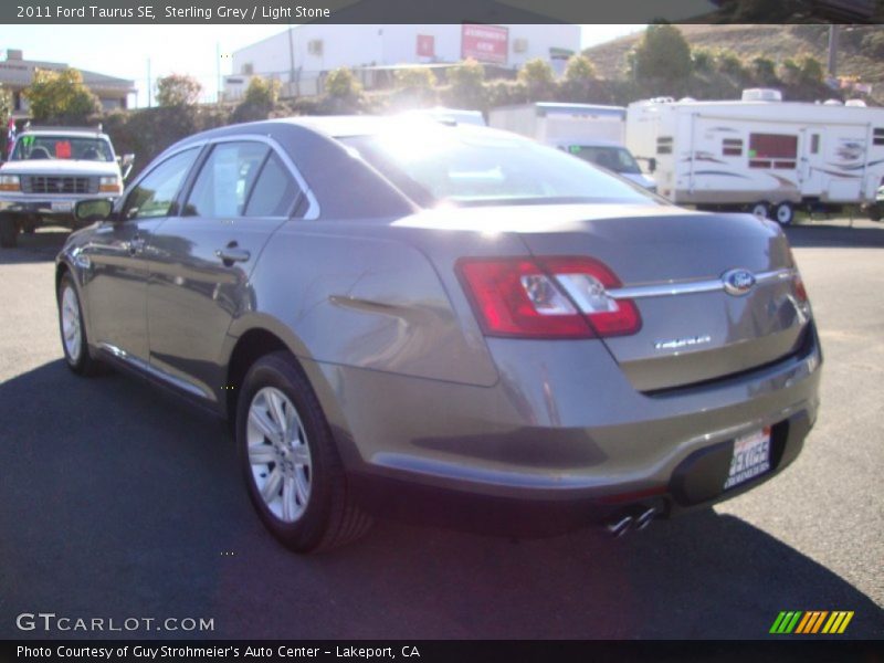 Sterling Grey / Light Stone 2011 Ford Taurus SE