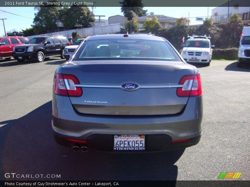Sterling Grey / Light Stone 2011 Ford Taurus SE