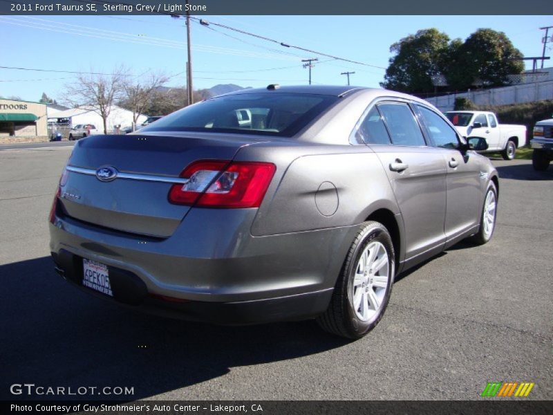 Sterling Grey / Light Stone 2011 Ford Taurus SE