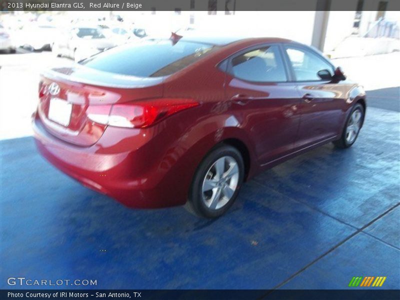 Red Allure / Beige 2013 Hyundai Elantra GLS