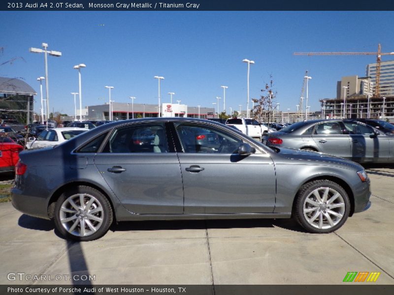 Monsoon Gray Metallic / Titanium Gray 2013 Audi A4 2.0T Sedan