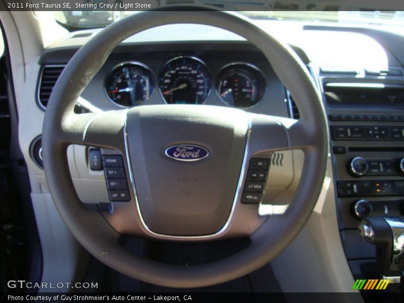 Sterling Grey / Light Stone 2011 Ford Taurus SE
