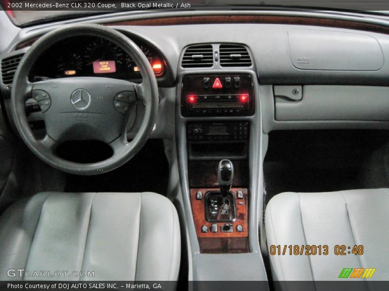 Black Opal Metallic / Ash 2002 Mercedes-Benz CLK 320 Coupe