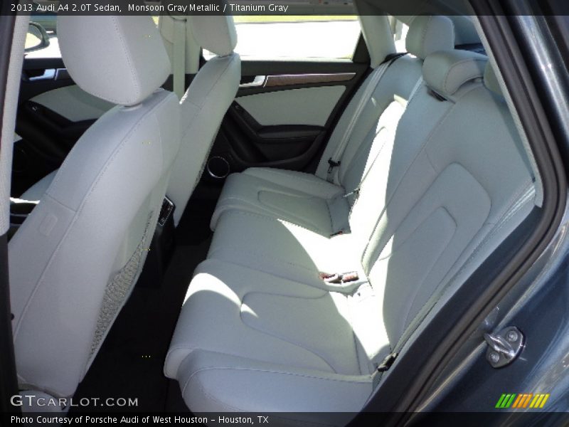 Monsoon Gray Metallic / Titanium Gray 2013 Audi A4 2.0T Sedan