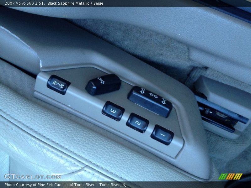 Black Sapphire Metallic / Beige 2007 Volvo S60 2.5T
