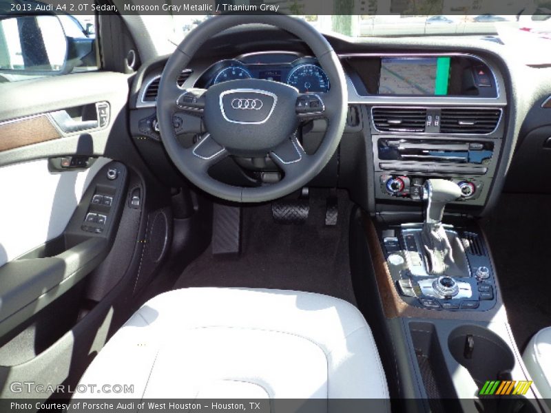 Monsoon Gray Metallic / Titanium Gray 2013 Audi A4 2.0T Sedan
