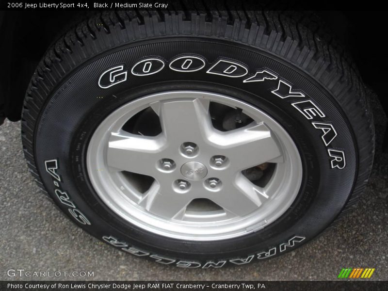 Black / Medium Slate Gray 2006 Jeep Liberty Sport 4x4