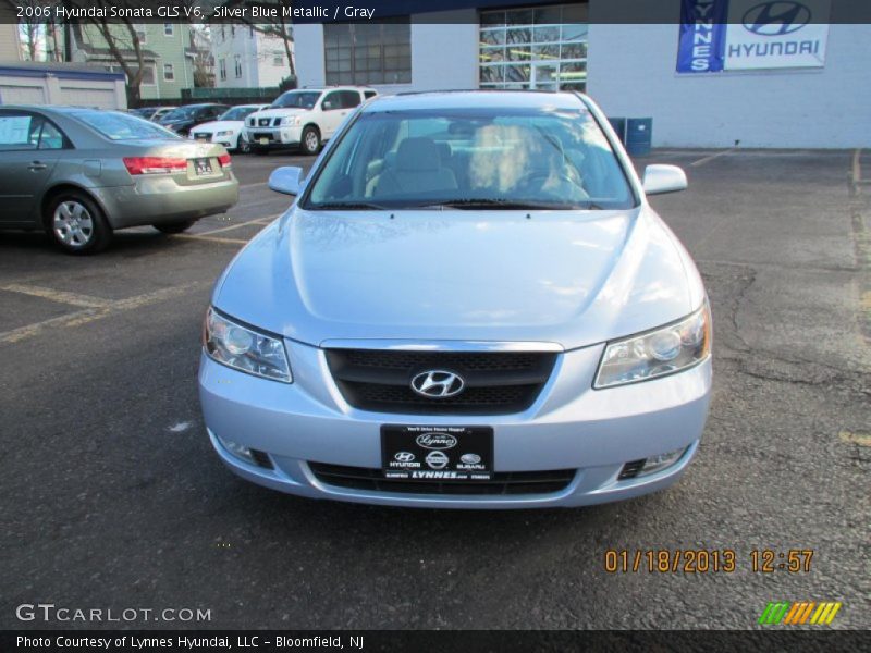 Silver Blue Metallic / Gray 2006 Hyundai Sonata GLS V6