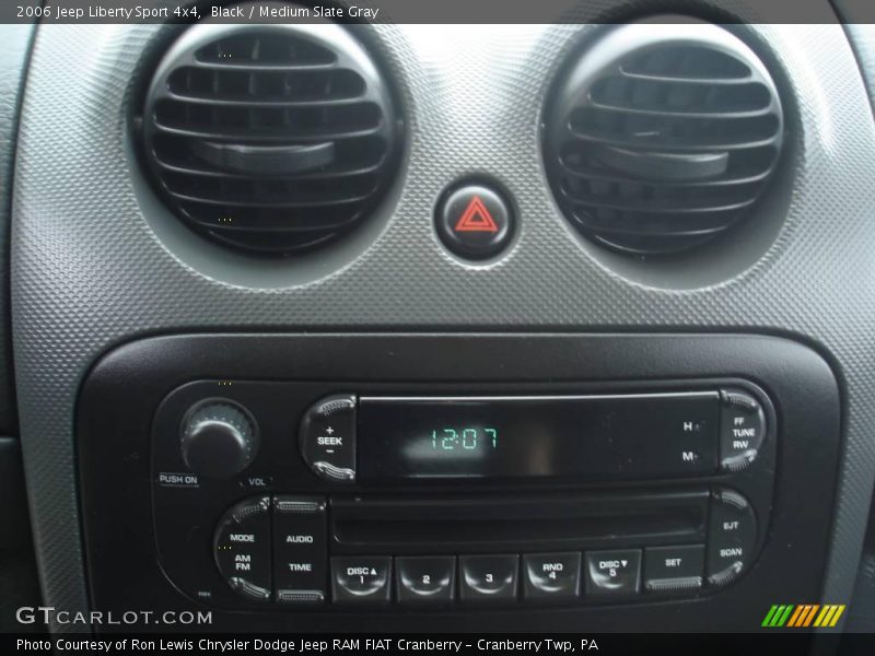 Black / Medium Slate Gray 2006 Jeep Liberty Sport 4x4