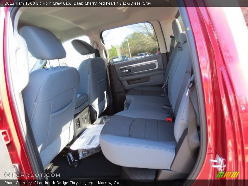 Deep Cherry Red Pearl / Black/Diesel Gray 2013 Ram 1500 Big Horn Crew Cab