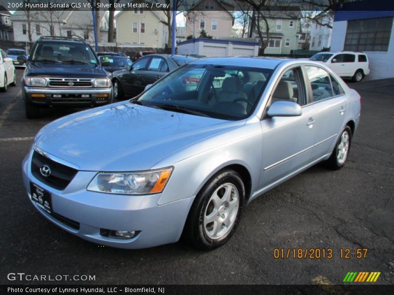 Silver Blue Metallic / Gray 2006 Hyundai Sonata GLS V6