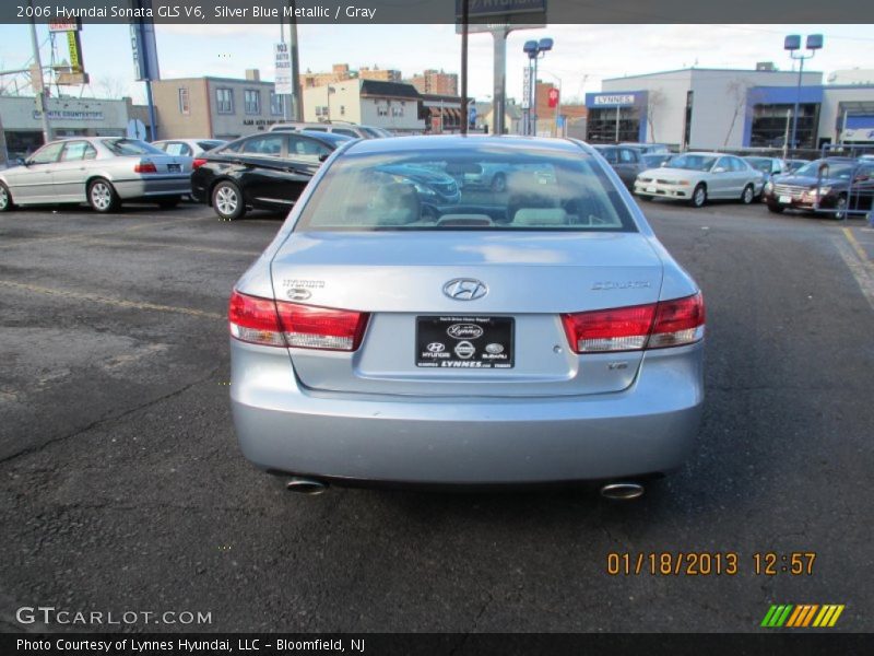 Silver Blue Metallic / Gray 2006 Hyundai Sonata GLS V6