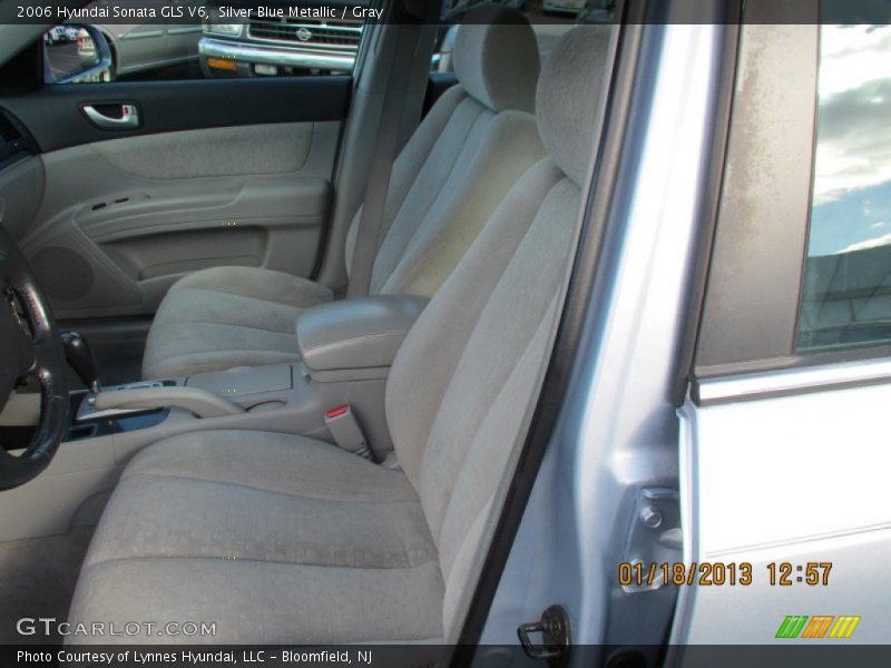 Silver Blue Metallic / Gray 2006 Hyundai Sonata GLS V6