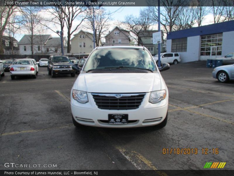 Stone White / Dark Khaki/Light Graystone 2006 Chrysler Town & Country LX