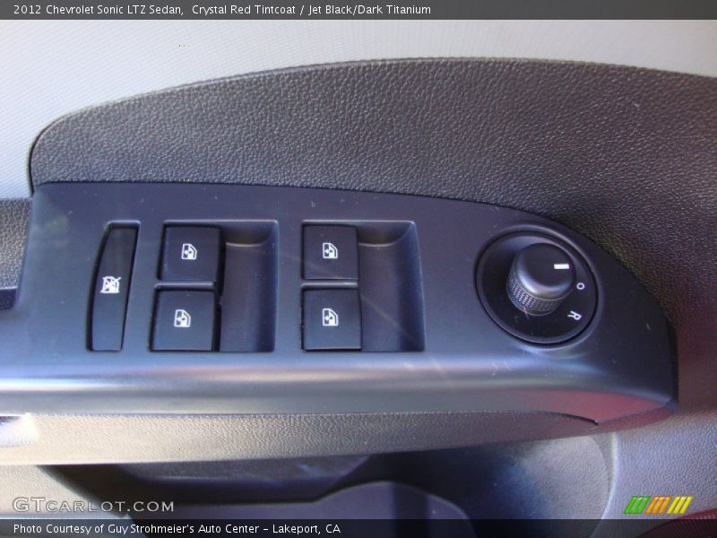 Crystal Red Tintcoat / Jet Black/Dark Titanium 2012 Chevrolet Sonic LTZ Sedan