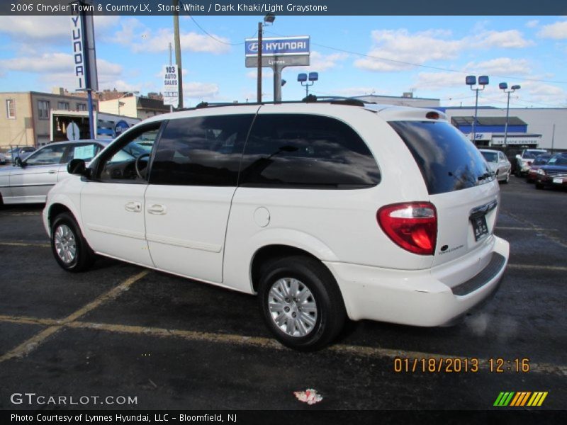 Stone White / Dark Khaki/Light Graystone 2006 Chrysler Town & Country LX