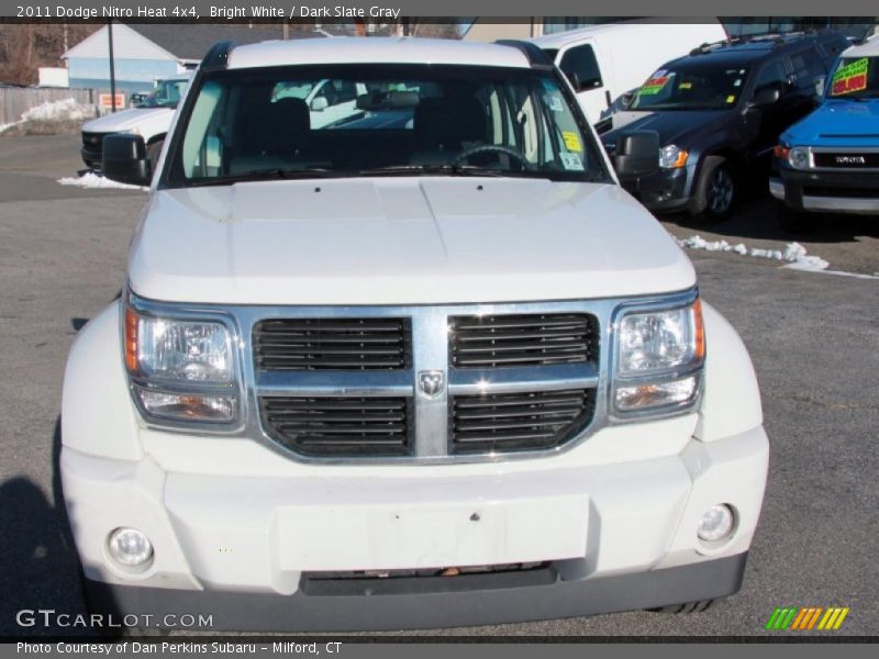 Bright White / Dark Slate Gray 2011 Dodge Nitro Heat 4x4