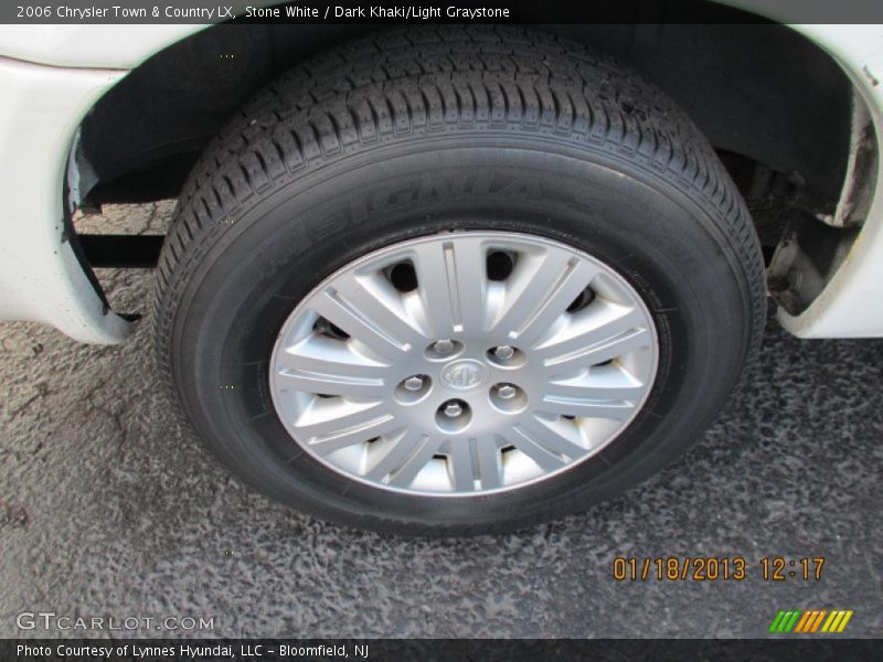 Stone White / Dark Khaki/Light Graystone 2006 Chrysler Town & Country LX